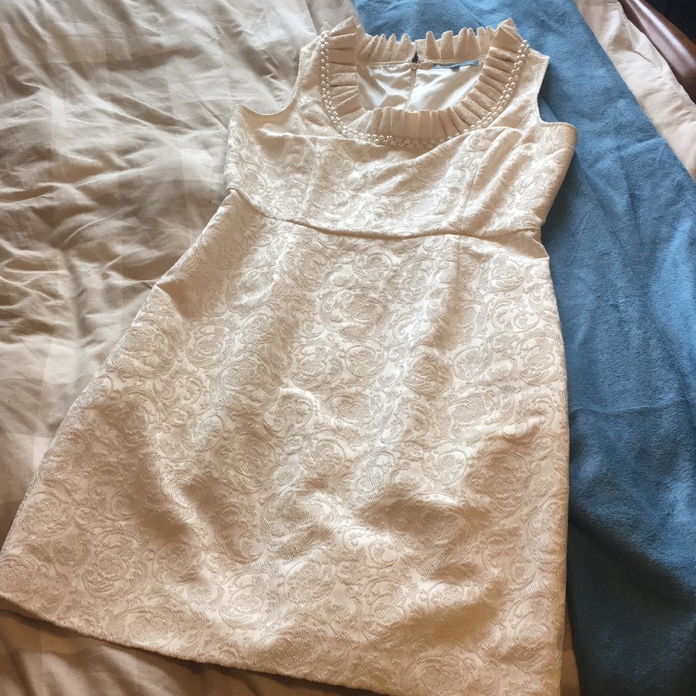 Ivory Antonio Melani dress!
